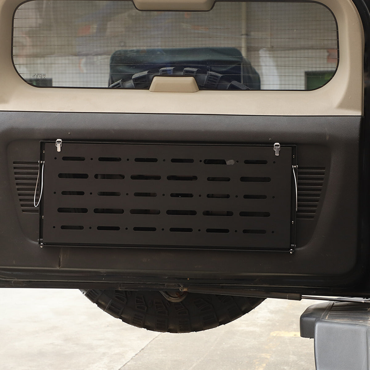 Tailgate Table Foldable Rear Door Storage Cargo Shelf For Hummer H3 2005-09 5