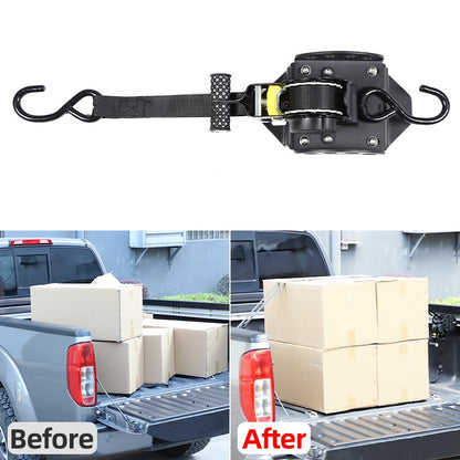 Carbon Steel Truck Bed Tie Down Ratchet Strap For Nissan Frontier 2009-2017 1