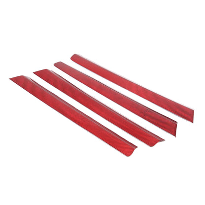 Red Real Carbon Fiber Interior door panel Trim For Porsche Cayenne 958 11-17 9