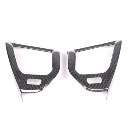 Real Carbon Fiber Dashboard Side Air Vent Cover Trim For BMW 8 Series 2019-2022 3