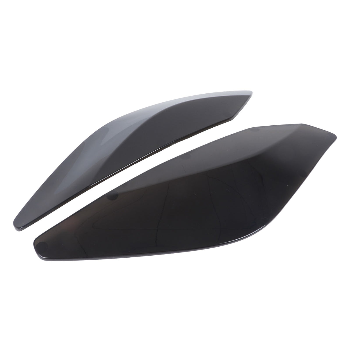 Gray Smoked Black Front Headlight Cover Trim For Corvette C7 14-19 US 13
