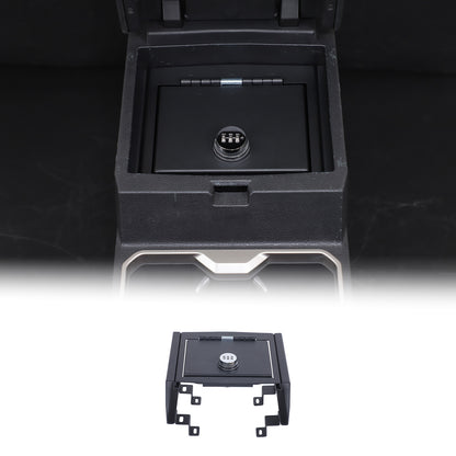 Steel Center Console Safe GUN Storage Lock Box TRAY For Toyota Tacoma 24+ US 2