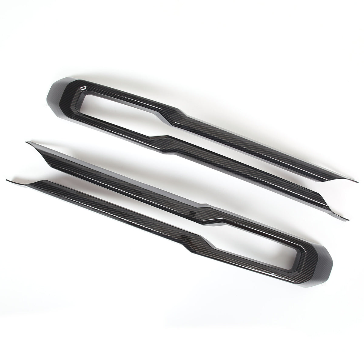 Carbon Fiber ABS Front Bumper Protect Grille Cover Trim For Ford Maverick 22-23 13