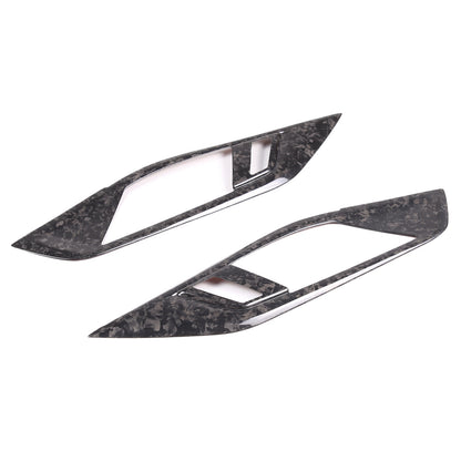 Forged Carbon Fiber Inner Door Handle Frame Cover Trim For BMW 4 Series 2022-24 8