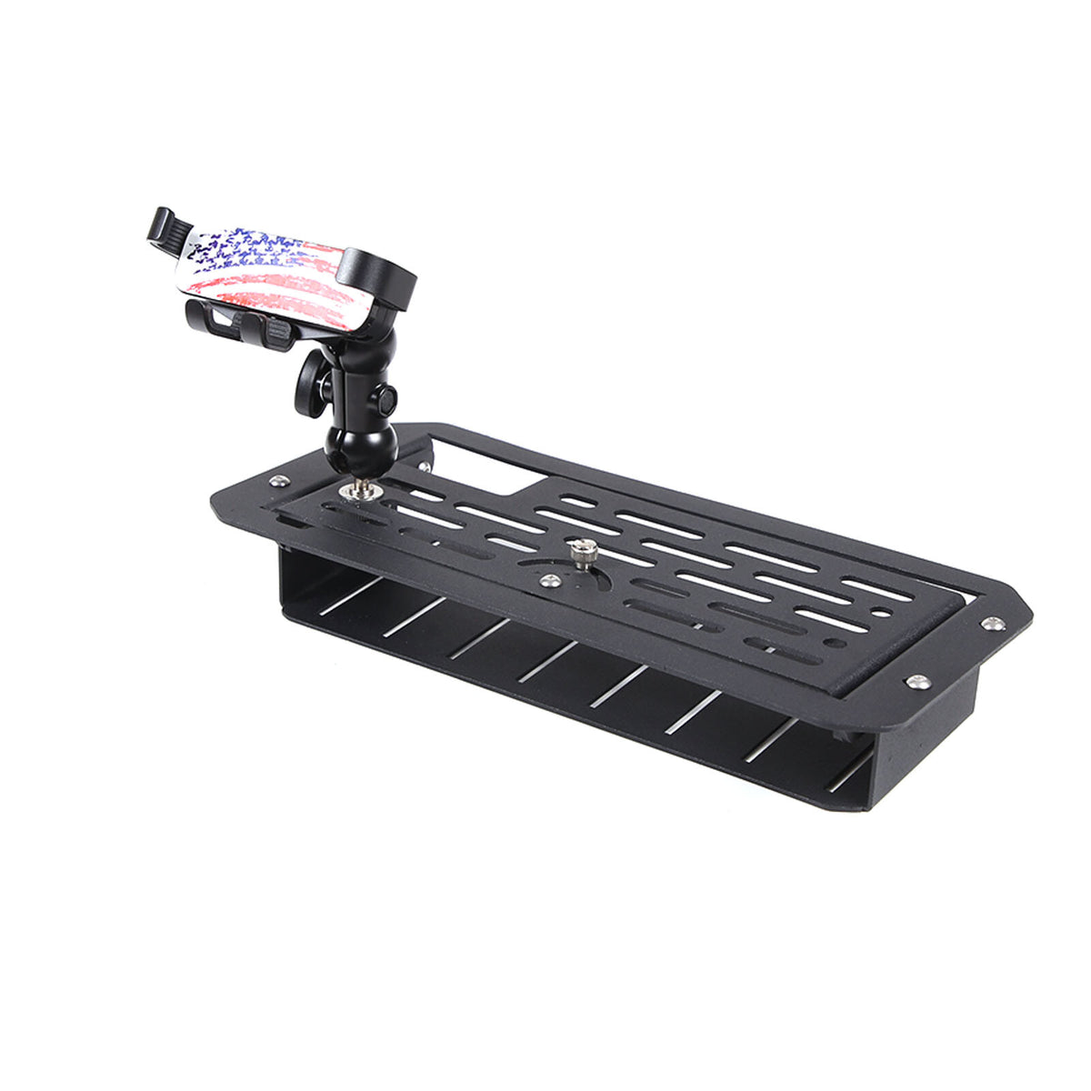 US Flag Dashboard mobile phone bracket storage box For Toyota Tundra 2022-26 13