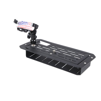 US Flag Dashboard mobile phone bracket storage box For Toyota Tundra 2022-26 13