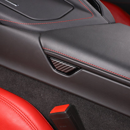 Real Dry Carbon Fiber Full Interior Center Set Trim Kit For Corvette C8 20-25 US - Styles 1-5 37