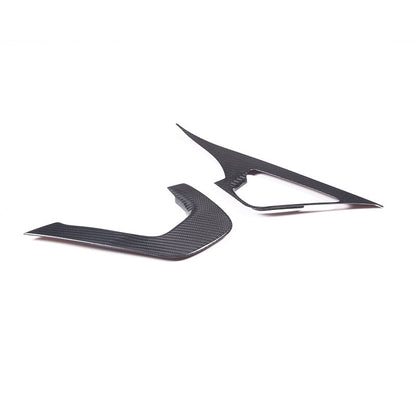 Dry Carbon Fiber Co-pilot center Grab Handle Cover Trim For Corvette C7 14-19 US 6
