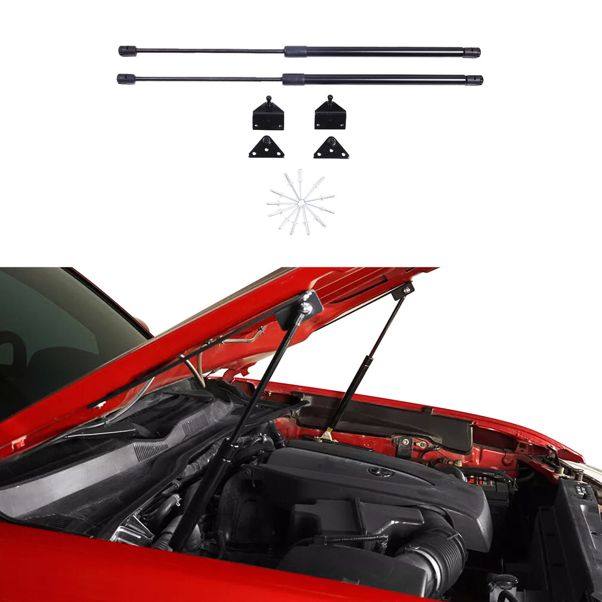 Front Hood Engine box Hydraulic Support Lift Rod For Toyota Tacoma 2016-22 US 1