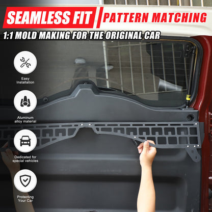 Steel Rear Window Storage Fence Molle Panel For Toyota FJ Cruiser 2007-21 4