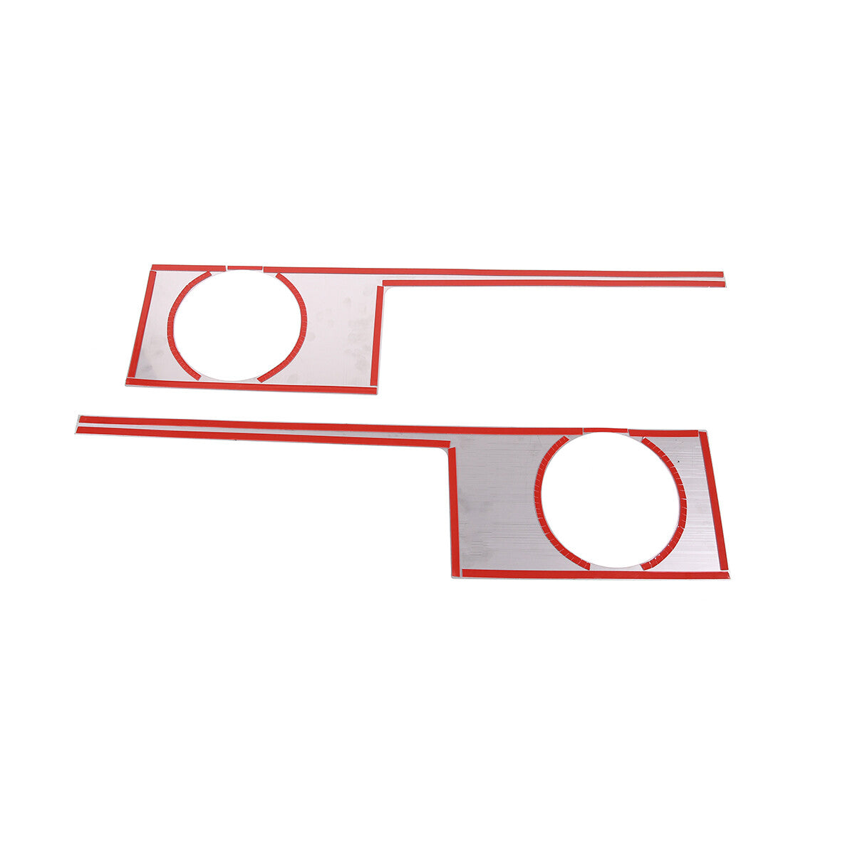 Steel Front Fog Light Decorative Cover Trim For Hummer H2 2003-09 9