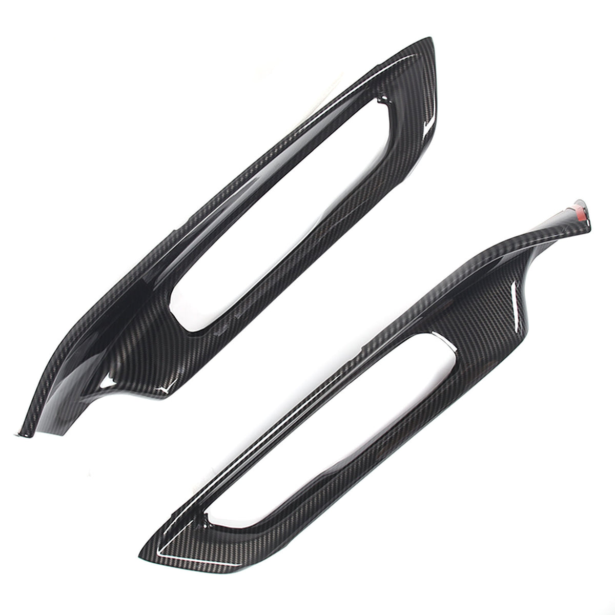 Carbon Fiber ABS Interior Door Panel Trim Cover Frame For Corvette C8 2020-2026 16