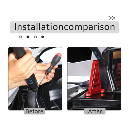 Aluminum Alloy Exterior Hood Engine License Plate Trim For Corvette C8 2020+ US - Variants 11-15 67