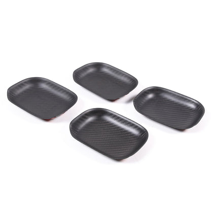 Matte Carbon Fiber Exterior Door Bowl Trim Cover For Mercedes G Class 2004-2018 7