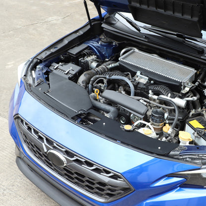 Alloy Black Engine Hood Latch Dust Cover Plate For Subaru WRX VB/Levorg 2022+ 17