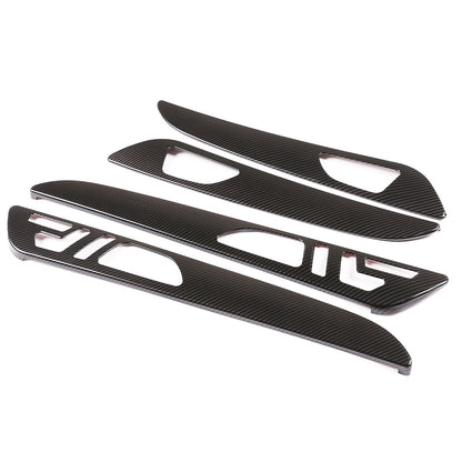 Carbon Fiber ABS Dashboard Door Panel Trim Strip for Benz GLE GLS 2016-19 6
