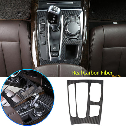 Real Carbon Fiber Full Interior Set Cover Trim Kit For BMW X5 F15 2014-18 US 38