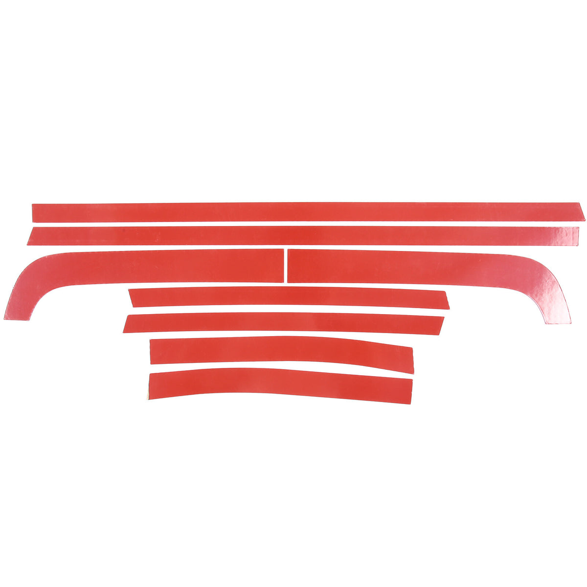 Carbon Fiber Top Window Accent Line Trim Strip For Toyota FJ Cruiser 2007-2021 13