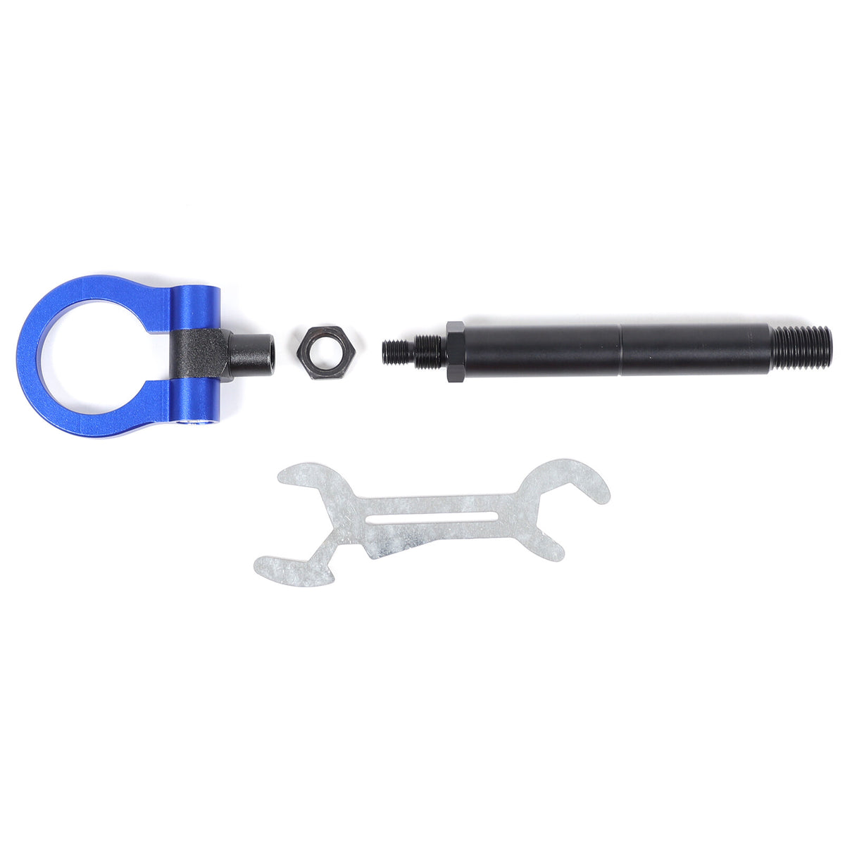 Blue Aluminum Front & Rear Track Racing Tow Hook Trailer For Corvette C8 2020+US 9