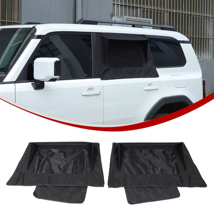 Rear Door Window Shade Trim Cover For Toyota Land Cruiser LC250 24+ 18