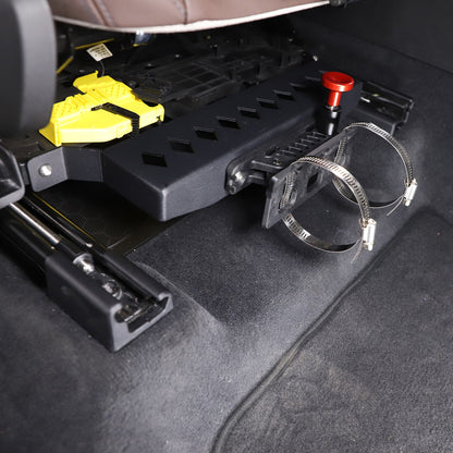 Black Aluminum Seat Fire Extinguisher Bracket For BMW X3 G01 2018-2023 US 5