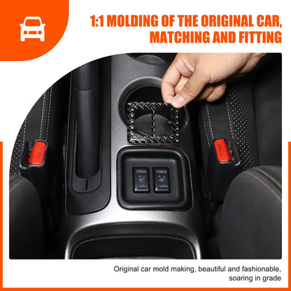 Soft Carbon Fiber Interior Center Console trim Sticker For Nissan Juke 2011-2019 135