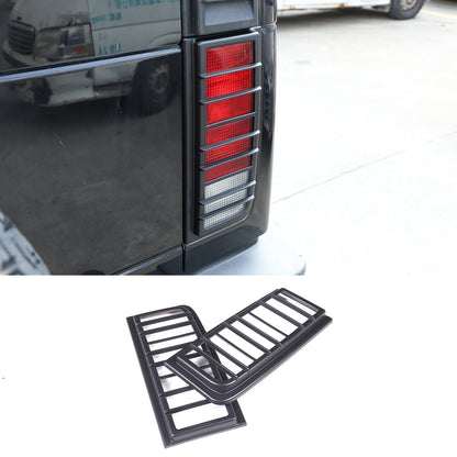 Matte Black Rear Tail Light Lamp Trim Cover Frame Fit For Hummer H2 2003-2009 6