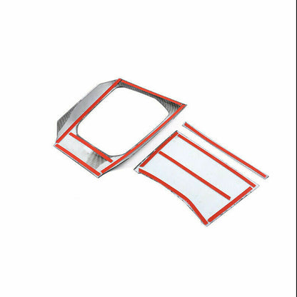 Carbon Fiber ABS interior Trim Cover Set For BMW 3/4 Series G20 G21 G22 2020-UP 8