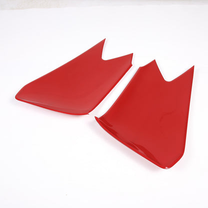 Red ABS Interior Door Anti-Kick Panel Cover Trim Frame For Corvette C8 20-26 8