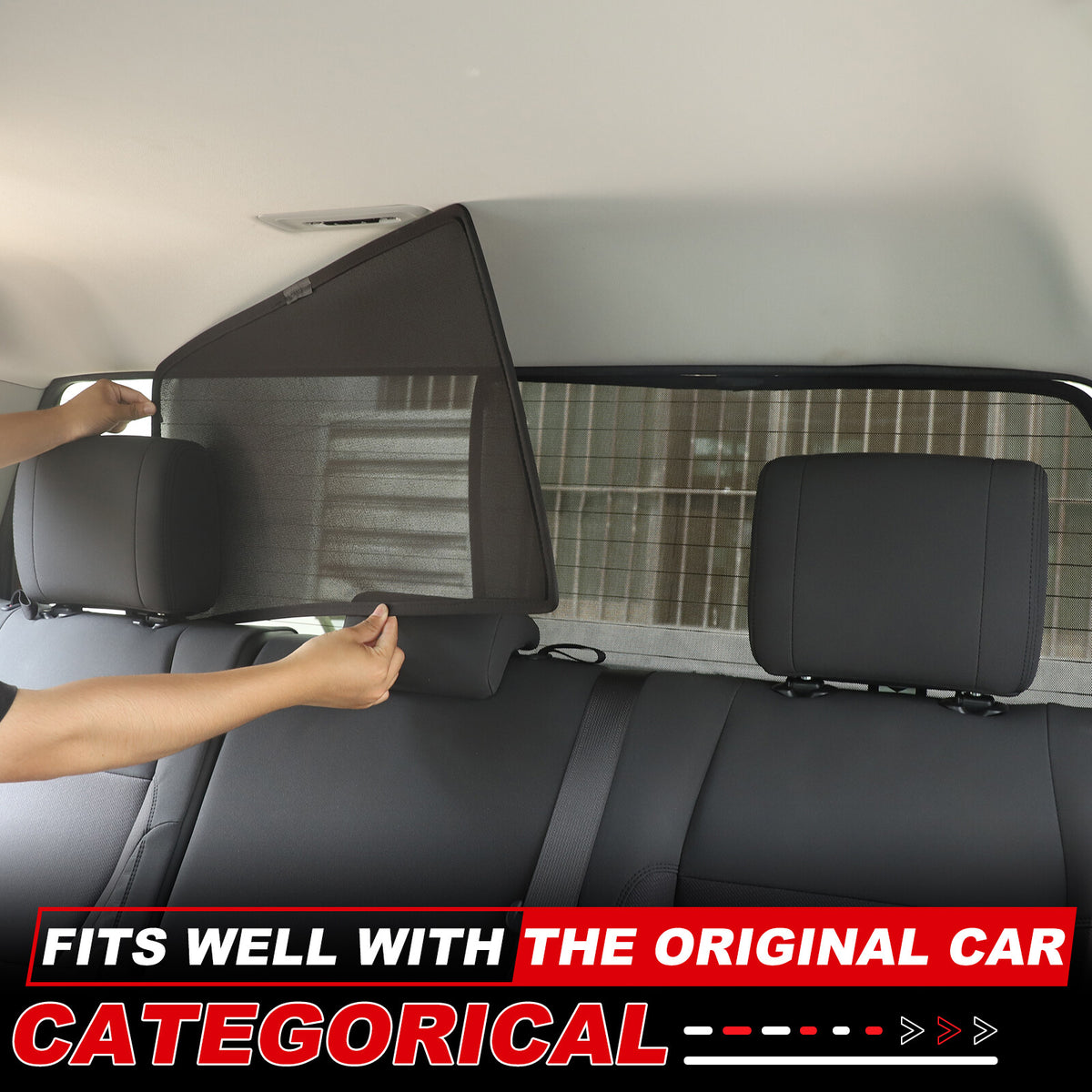 Full Windows Rear Windshield Sun Shade Privacy Cover For Toyota Tundra 22+ US 20