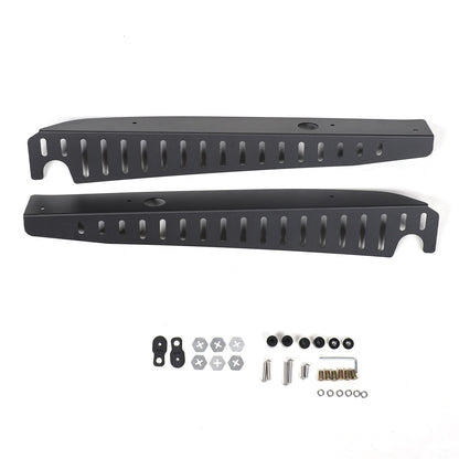 Black Aluminum Engine Bay Side Reinforcement Plate For Subaru WRX VB 2022+ 17