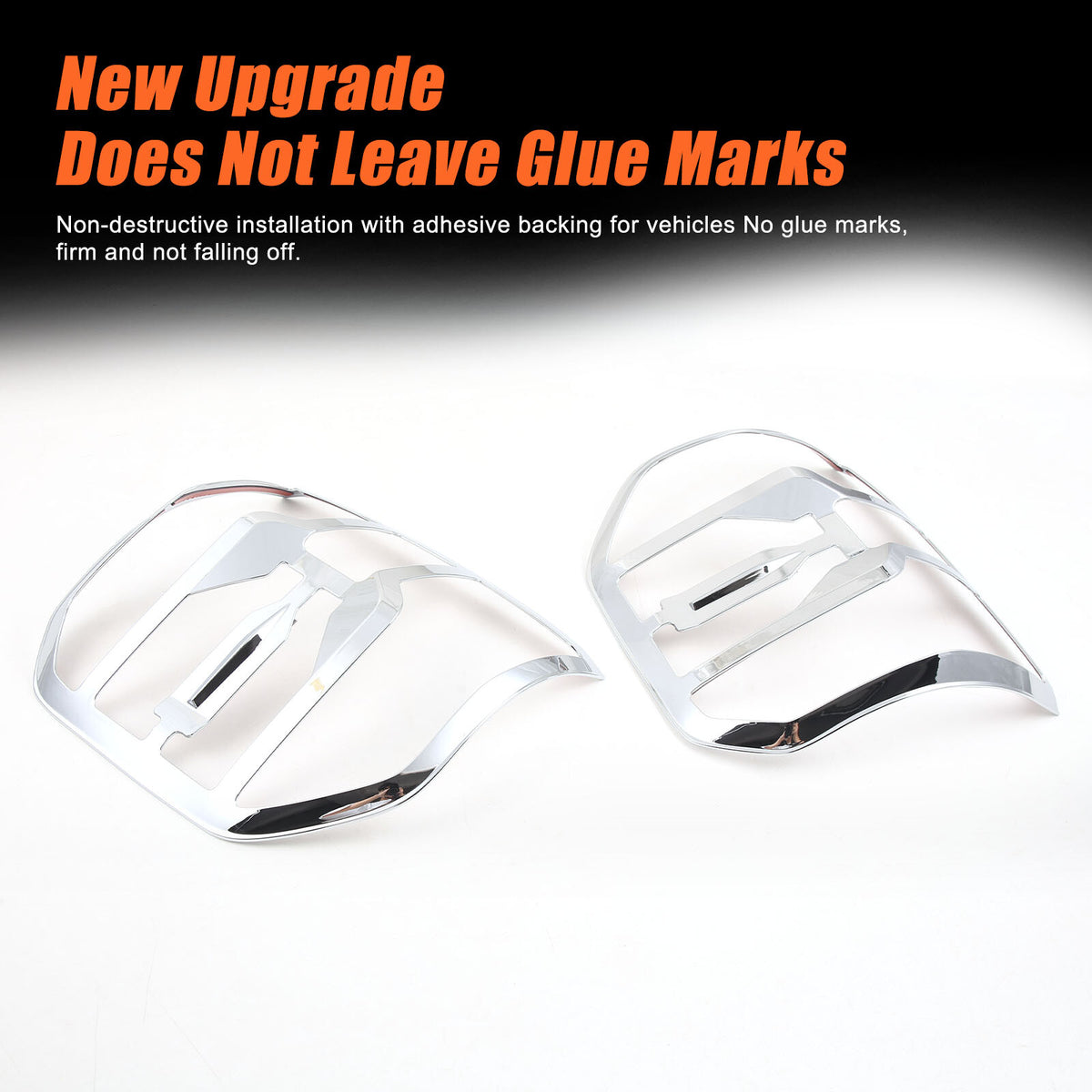 Chrome Silver Rear Taillight Trim Cover Bezel For Ford Maverick 2022-2024 13