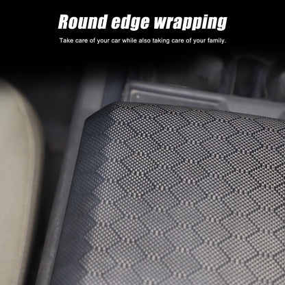 Matte Honeycomb Carbon Fiber Storage Armrest Cover For Land Rover Defender 2020+ 9