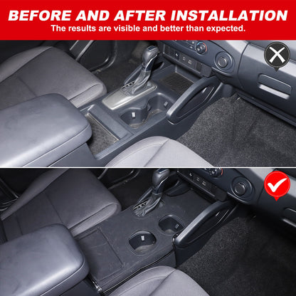 Black Center Console Cover Trim For Nissan Frontier 2022+ US 19