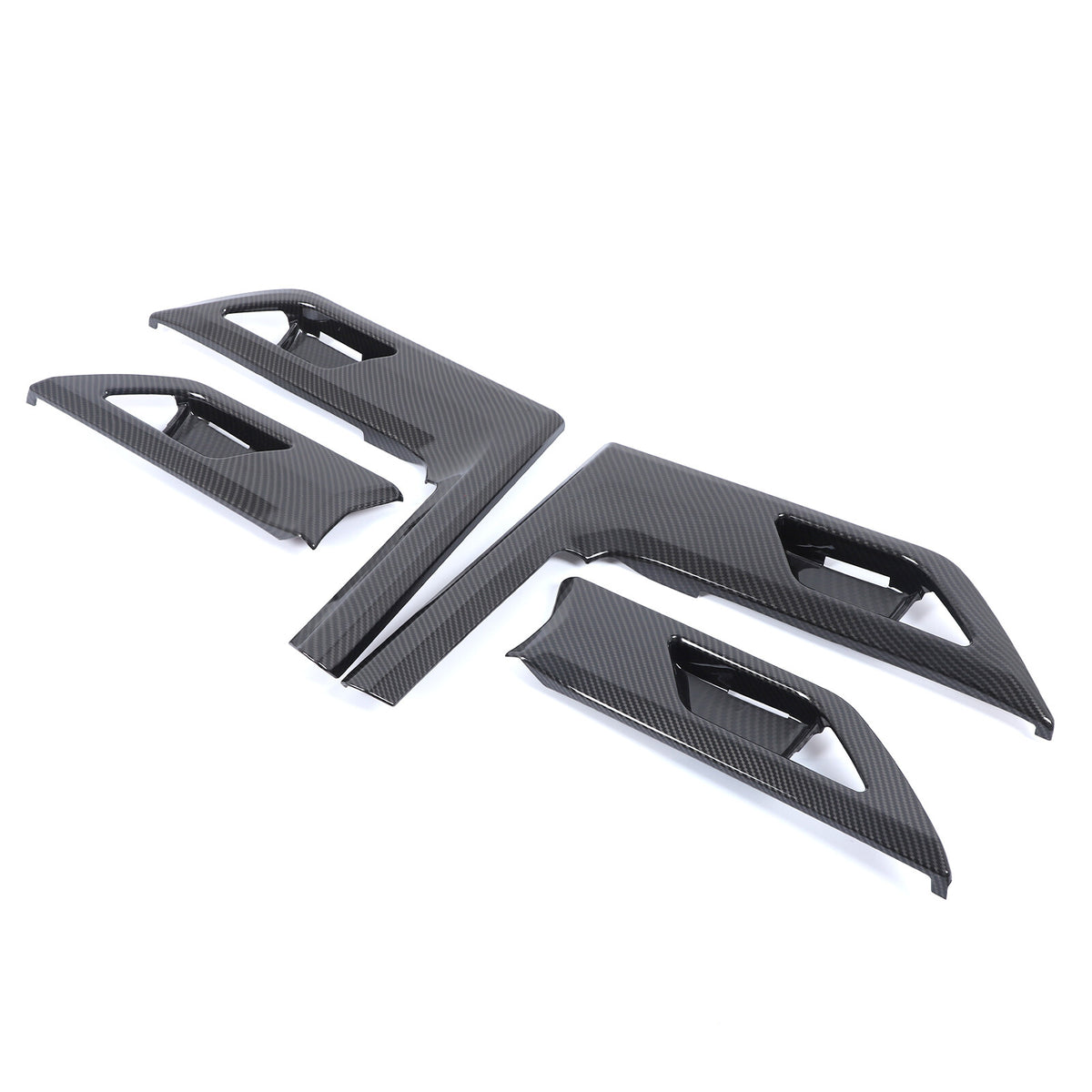 ABS Carbon Fiber Interior Door Bowl Panel Trim Cover For Lexus GX550 2025+ 12