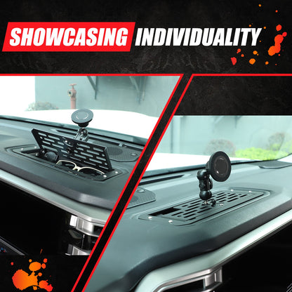 Off Road Dashboard Storage Box W/ Phone Bracket For Toyota Tundra/Sequoia 22+ 10