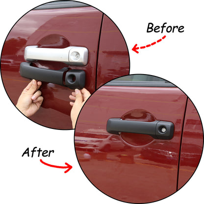 Matte Black ABS Full Exterior Cover Trim Set For Toyota FJ Cruiser 2007-2021 66