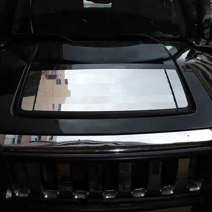 9PCS Steel Hood Engine Air Vent Outlet Cover Trim Fit For Hummer H3 2005-2009 8