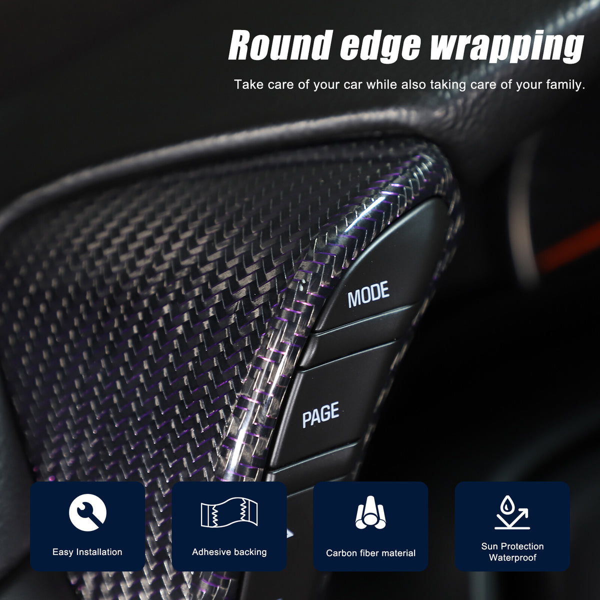 Real Carbon Fiber Interior Dashboard Console Frame Trim For Corvette C6 2005-13 14