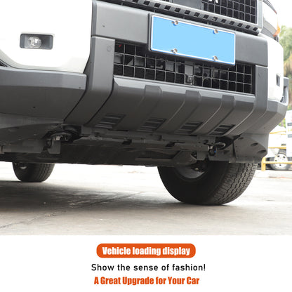 Matte Black Front Bumper Guard Plate Trim For Land Cruiser LC250 2024-2025 15