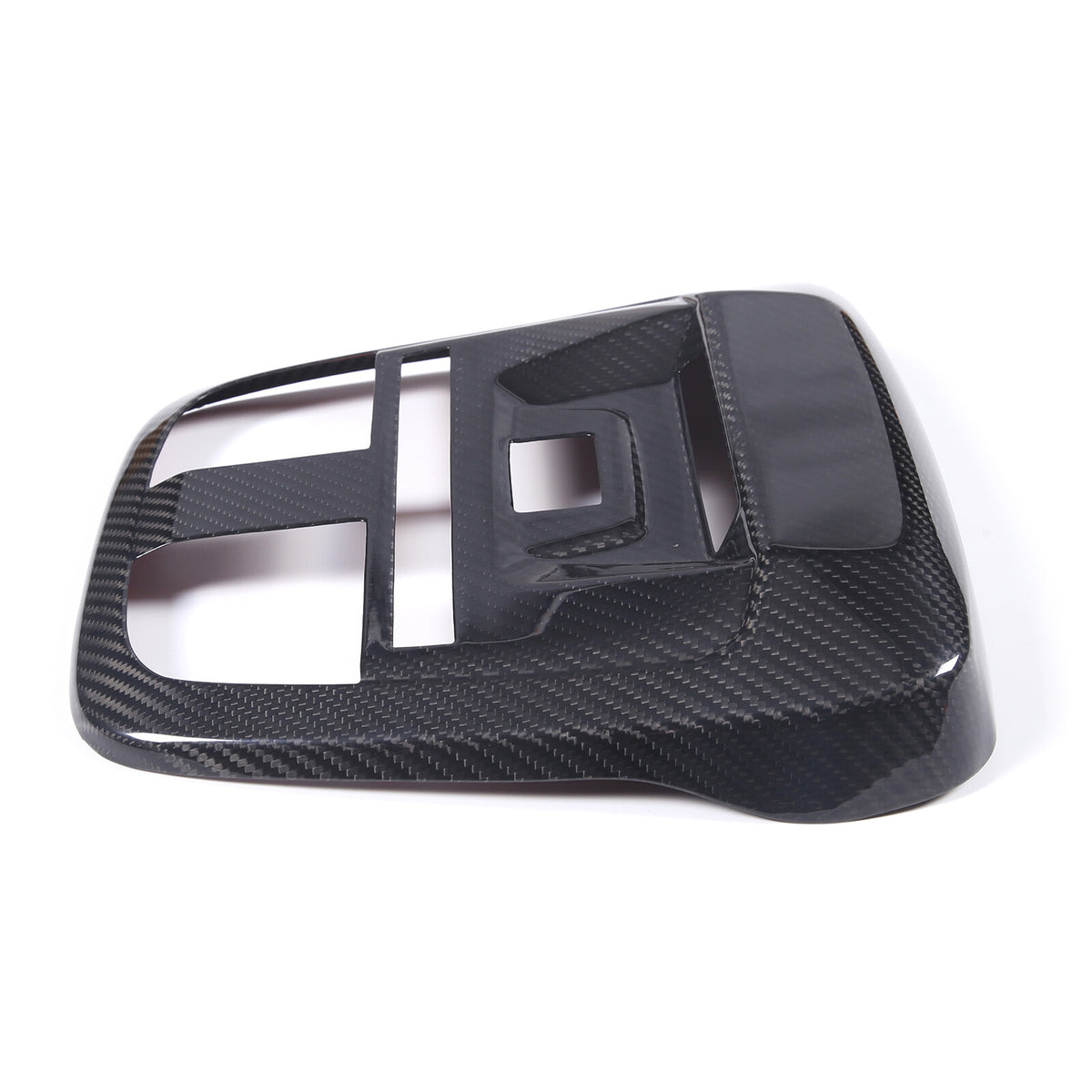 Real Carbon Fiber Reading Light Lamp Frame Cover Trim For Subaru 2022-2023 9