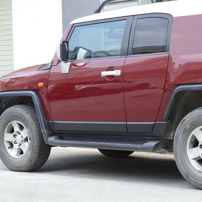 Black Alloy Car Body Door Side Molding Trim For Toyota FJ Cruiser 2007-21 24