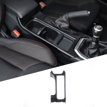 Matte Black Center Console Gear Shift Cup Holder Trim for Subaru WRX VB MT 22-24 13