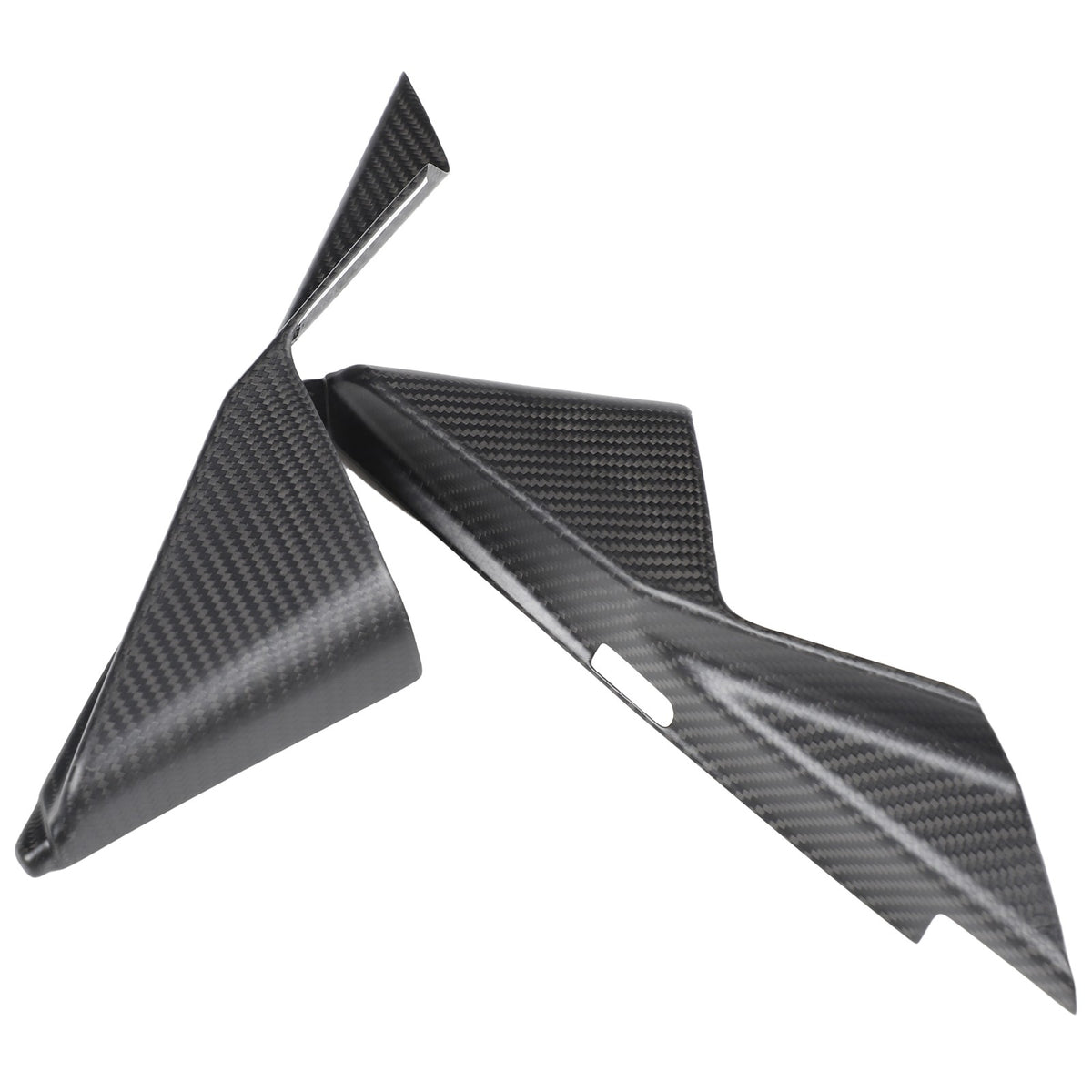 Matte Real Carbon Fiber Front Inner A-Pillar Trim For Nissan 370Z Z34 2009-2020 8