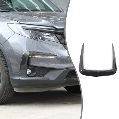 Carbon Fiber ABS Front Bumper Side Air Intake Trim For Honda Pilot 2015-2022 2