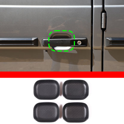 Matte Carbon Fiber Exterior Door Bowl Trim Cover For Mercedes G Class 2004-2018 14