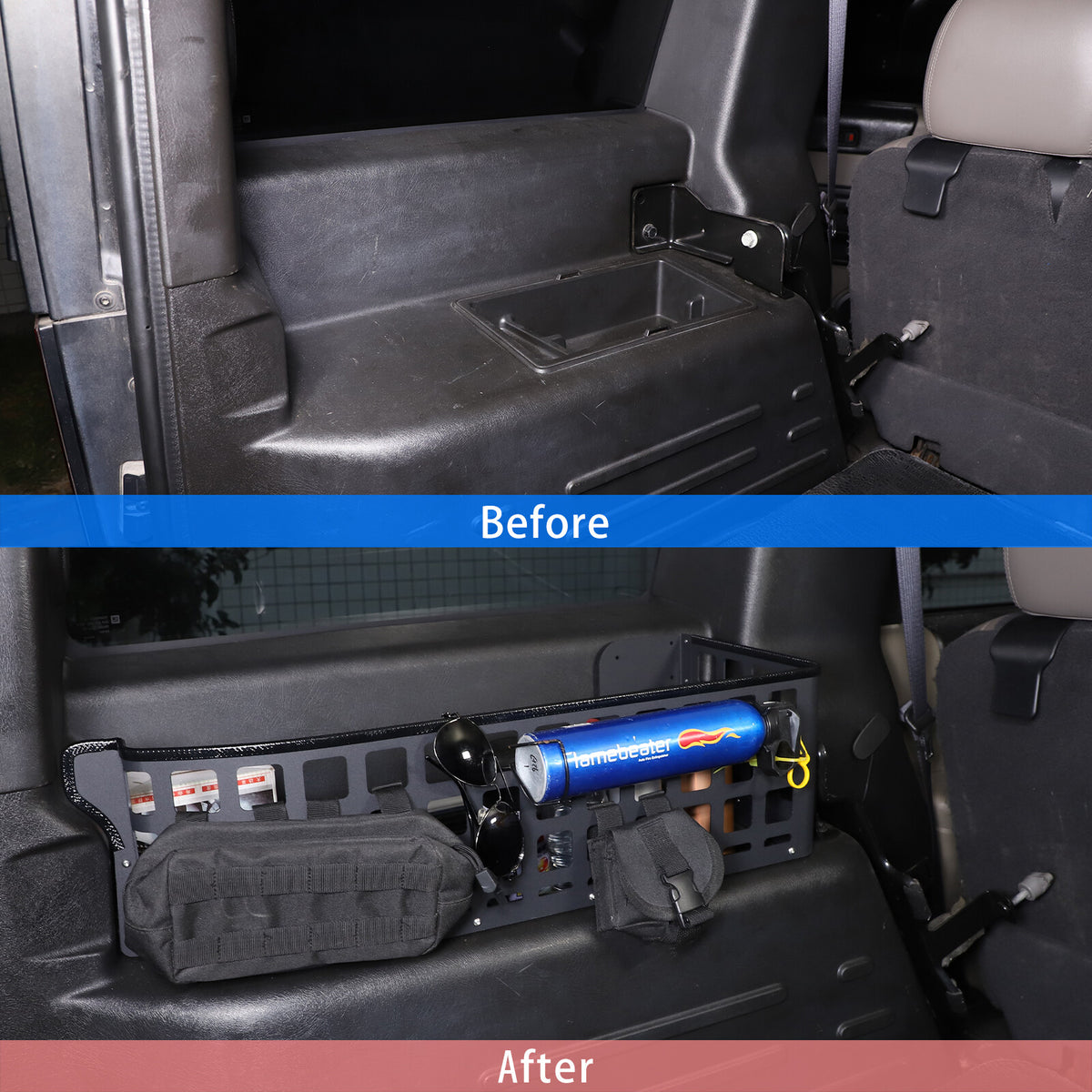 Alloy Trunk Left + Right Side Storage Tray Bracket For Hummer H2 2003-2007 US 15