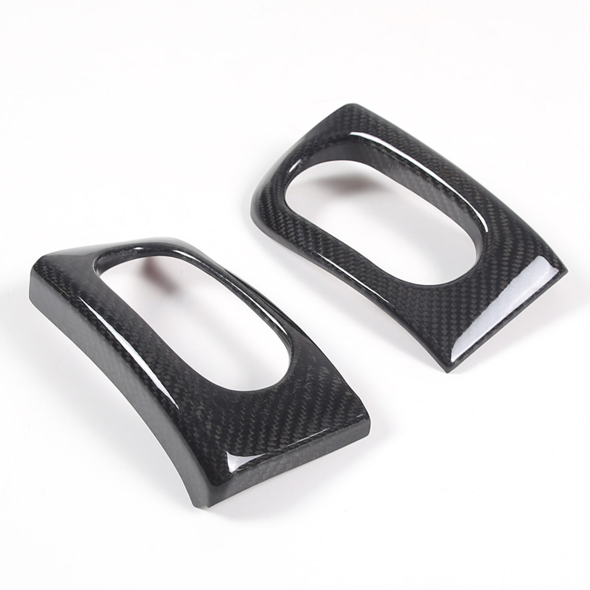 Real Dry Carbon fiber Side Air Outlet Vent Panel Trim For Corvette C6 2005-2013 9