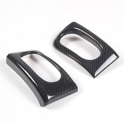 Real Dry Carbon fiber Side Air Outlet Vent Panel Trim For Corvette C6 2005-2013 9