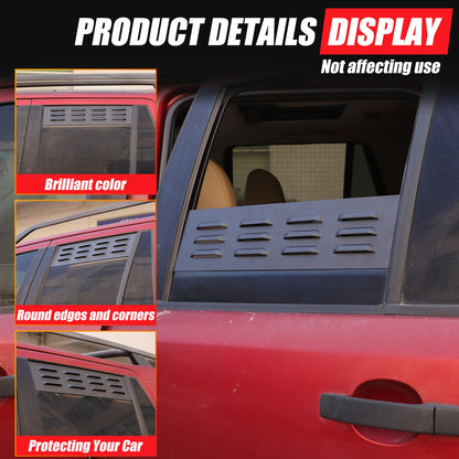 Rear Door Window Louver Air Vent Panel Trim Cover For LR Freelander 2 L359 07-15 8